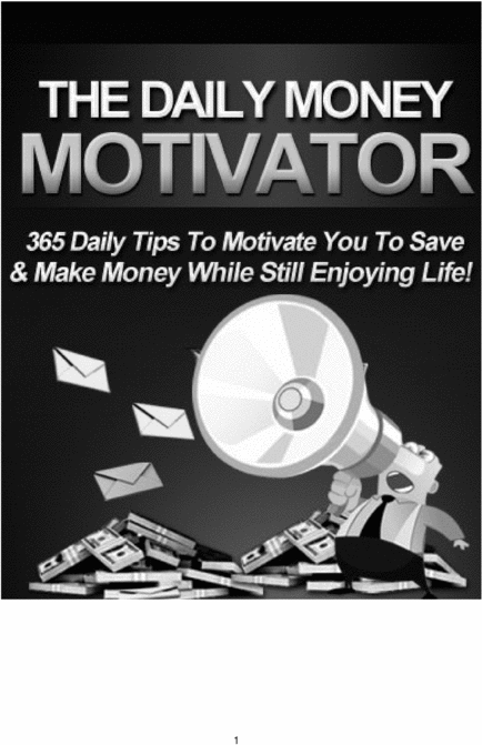 Product picture The daily money motivator